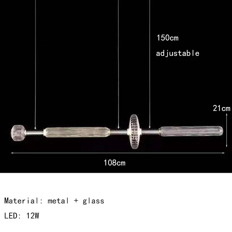 Nordic Luxury Art Glass Chandelier Creative Bar Villa Hotel Clubhouse Restaurant High End Pendant Lamp Home Decor Lighting