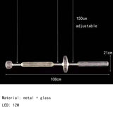 Nordic Luxury Art Glass Chandelier Creative Bar Villa Hotel Clubhouse Restaurant High End Pendant Lamp Home Decor Lighting