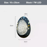 Modern Art Wall Lamp Stainless Steel Acrylic LED Wall Light for Bedside Living Room Corridor Lighting Fixture