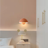 LED Flower Bud Chandelier Pendant Lamp Denmark Flower Bud Ceiling Lamp Cellular Metal Chandelier Black Semicircular Hanging Lamp