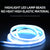 LED Car Hood Light with Turn Signal Scan and DRL.