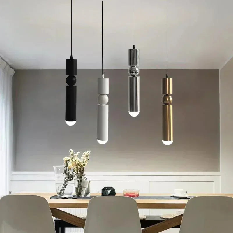 Modern Led Chandelier Spotlight Pendant Lights Bedside Bedroom Reading Light Home Decor Pendant Lamp For Dining Room Kitchen Bar