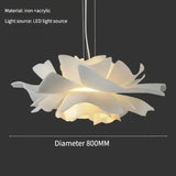 Creative Multi-Layer Acrylic Flower LED Chandelier - Modern Petal Ceiling Pendant Light Fixture for Dining Room, Bedroom & Indoor Decor Centerpiece