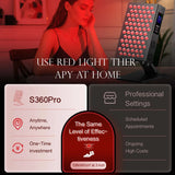 New Red Desktop LED Beauty Lamp with Infrared Therapy Home Use Beauty Equipment LED Therapy Panel