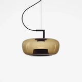 Nordic Glass Pendant Light - Minimalist Art Hanging Lamp for Bedroom & Bedside