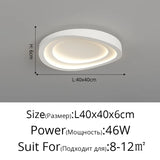 2025 New Modern Simple LED Chandelier For Living Room Bedroom Dining Room Kitchen Ceiling Lamp White Remote Control Lustre Light