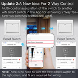 Wi Fi Smart Light Dimmer Module / Switch Module Smart Life Tuya APP Remote Control Work via Alexa Google Home 1/2 Way 1/2 Gang