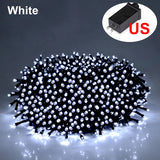 10m 20m 30m 50m 100m Street Garland Curtain Lights String Waterproof Fairy Lights Outdoor Garden Party Wedding Christmas Decors