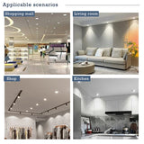 Led Downlight 9W 12W 15W 18W AC 220V 230V Ceiling Light Surface Mount Down Light Round Led Panel Light Spotlight Lighting