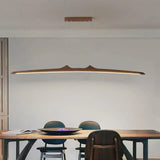 Walnut Restaurant Pendant light minimalist dining table vintage lighting fixtures living room bar counter LED long Chandelier