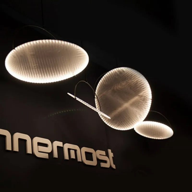 Kepler Pendant Lamp italian design potlight Minimalist ring light Dining Table Fabric Lamp Living Room Decoration bedside lamp