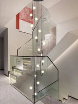 Modern Duplex Staircase LED Pendant Light - Living Room Long Hanging Lamp