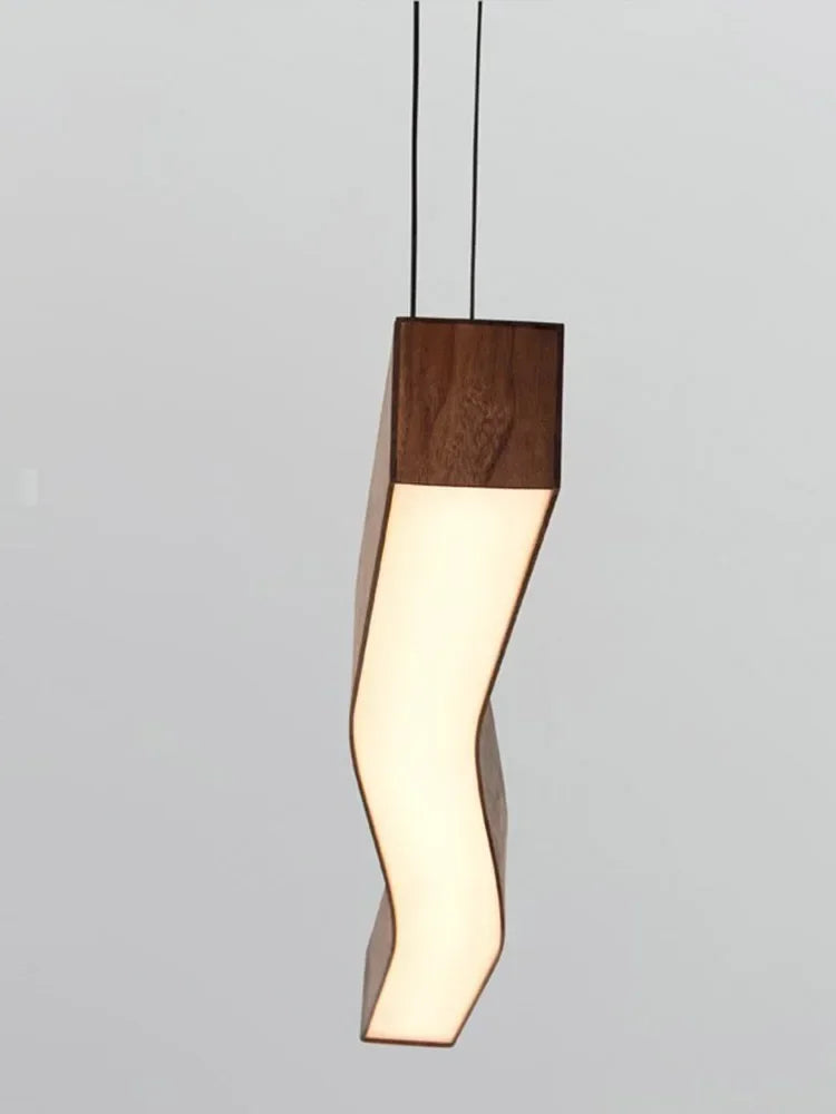 Creative Strip Office LED Pendant Lights Silent Bar Design Sense Tea Room and Japanese Restaurant Chandeliers Room Decor