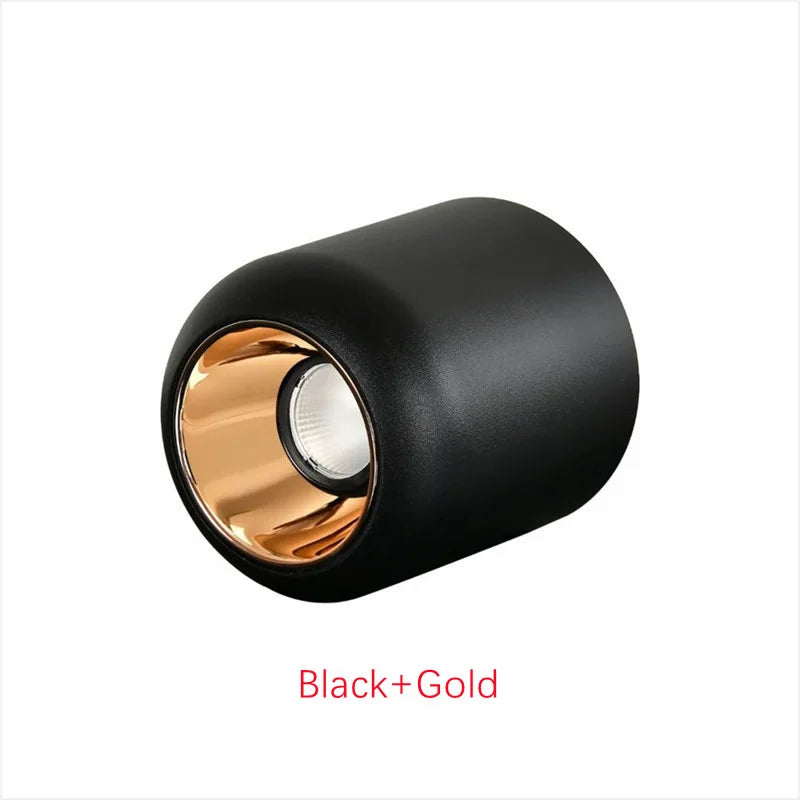 Deep Anti-glare Dimmable LED Downlight COB Surface Mounted Ceiling Spotlights Living Lamp Nordic Lighting For Kitchen Spot Light
