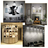 Wireless Spotlight Indoor, Battery Operated Accent Lights Art Lights for Paintings, LED Wall Light with Remote (2 Pack, B)