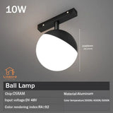 35 Series DC48V Magnetic Track Light - Modern Embedded LED Grille Spotlight & Linear Flood Lamp for Ceiling Home Lighting