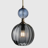 Modern stained glass chandelier Restaurant bar bedside creative bedroom personality model room Pendant lamp home decor Light