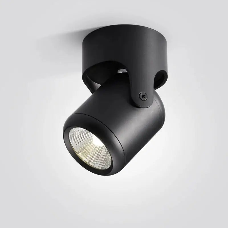 360° rotatable COB spotlight 7W 10W15W 20W Nordic color surface mounted foldable LED downlight ceiling light background lighting