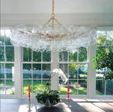 Minimalist Glass Pendant Light Modern Ball Chandelier for Living Dining Room Restaurant Home Decor Indoor Lighting Hanging Lamp