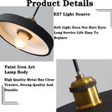 Modern Vintage Macaron Pendant Light Kit (3-Light Cluster) - Creative Iron Hanging Lamp for Bar, Dining & Kitchen