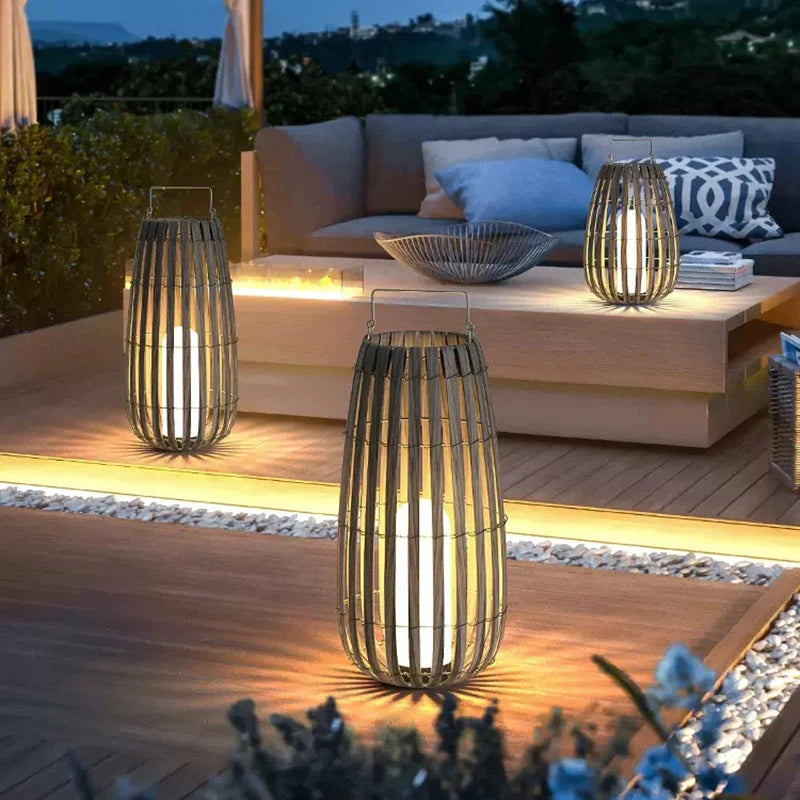 Luminous Floor Lamp Lawn Solar LED Outdoor Lighting Non Solar Light Outdoor Garden Decoration Outdoor Garden Light