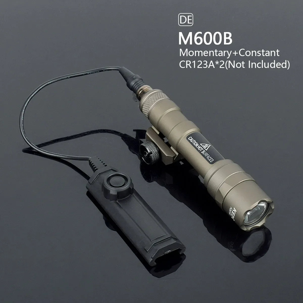 Tactical M600 / M300 LED Scout Light with Dual Pressure Switch for 20mm Rail