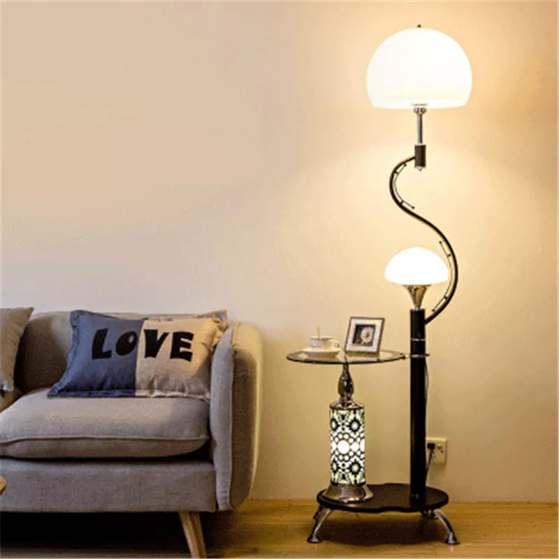 E27 Nordic Modern Floor Lamp LED Flower Tea Table Floor Lamps for Living Room Bedroom Study Desk Lamp Home Decors Standing Lights