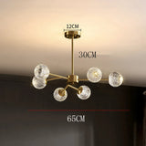 2026 for Nordic LED crystal spherical ceiling chandelier for dining living room bedroom luxury main light simple indoor