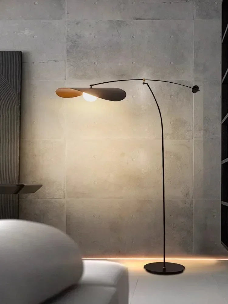 Modern Nordic Minimalism Hat Floor Lamps Homestay Living Room Sofaside Designer Lamp Study Bedroom Home Lighting Decor Fixtures