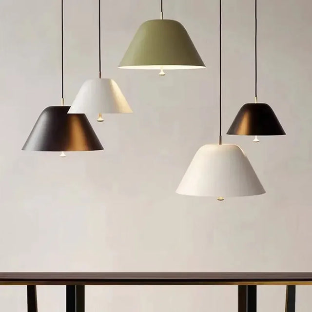 Nordic Iron Pendant Light For Restaurant Bar Dining Rooms Acrylic E27 Hanging Lamps Study Bedroom LED Ceiling Décor's Illumination