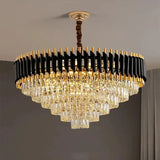Luxury Crystal Pendant Lamp Modern Villa Living Room Lights Lustre Home Interior Decoration Dining Table Loft Ceiling Chandelier