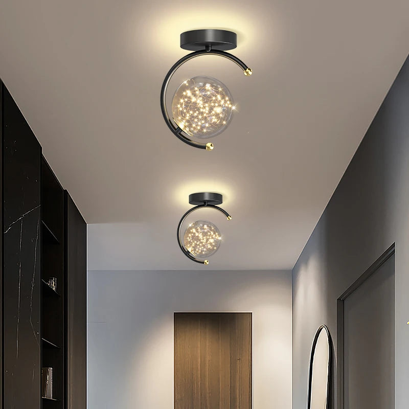 Modern Decors Ceiling Lights Indoor Lusters' Chandelier For Living Room Nordic LED Lighting Kitchen Ceil Lamp Full Sky Star Ceiling