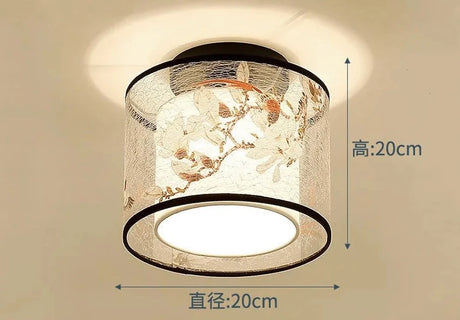 Corridor Warm Ceiling Light Hotel Villa Hotel Entrance Foyer Entrance Balcony Light