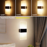 Home Sensor Wall Lights USB Rechargeable Indoor Motion Lighting Bedroom Bedside Lamp Corridor Stairway Decor Lights Wall Lamp
