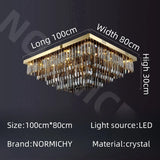 Crystal Lamp Nordic Minimalist Living Room Main Light Modern Elegant Ceiling Light Creative Home Restaurant Led Lights