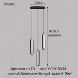 Minimalist Staircase Chandelier Nordic Modern LED Pendant Light Ceiling Lamp Hanging light For Living Room Restaurant Villa Loft