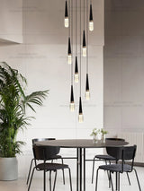 Nordic Modern Home Decoration Chandelier Hanging Stairs Pendant Light Villa Living Room Kitchen Pendent Lamp Indoor Lighting