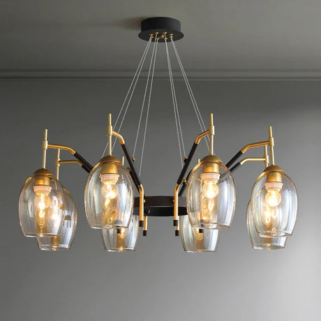 Nordic Pendant Lamp For Living Room Hall Bedroom Vintage Led Farmhouse Chandelier Interior Home Decors Ceiling Lighting Fixture