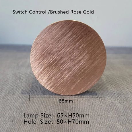 Led Step Light Recessed Wall Lamp Round Stair Lighting Waterproof Indoor & Outdoor Luminaire for Bathroom Yard Balcony Deck