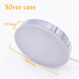 LED Under-Cabinet Puck Light with 5V USB Switch - Compact Spot Lamp for Display Cases, Shelves & Camper Vans