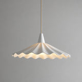 30cm White Ceramic LED Pendant Light - Modern Nordic & Japanese Style Hanging Ceiling Lamp Fixture for Bedroom, Dining Table & Living Room