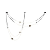 Modern Nordic Artistic Decorative Long Lines LED Pendant Light Hanging Lamps Exhibition Gallery Restaurant Lighting Fixture