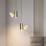 Nordic Luxury Butterfly LED Lights High Quality Bedside Lamp for Bedroom Restaurant Living Room Decoration Acrylic Chandelier