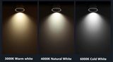 New Nordic Recessed LED Downlight 110V-240V Dimmable Ceiling Lamp 5W7W9W12W15W20W24W CRI 98 Anti Glare COB Spot Lights For Home