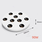 Fashionable ultra-thin 3.5CM surface mounted anti glare full spectrum COB tube lamp, home living room hallway, no opening