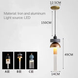 Danish Designer Nordic Modern Simple Macaron Tassel Chandelier for Restaurant Bedroom Bedside Clothing Store Bar