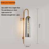 Modern Designer Glass LED Wall Lamp Bedroom Bedside Living Room Restaurant Staircase Bar Indoor Lighting Decors Light Fixtures