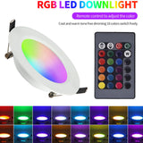 Dimmable Led Downlight 6W Slim Recessed Ceiling Light For Living Room Bedroom Kitchen Hallway Indoor Lamp Fixtures Dimming