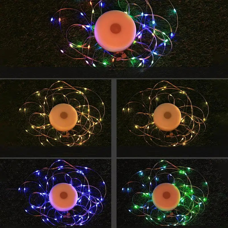 LED Camping Lamp Strip Atmosphere Lamp IP67 Waterproof Recyclable Light Belt Outdoor Garden Decoration Lamp For Tent Room Decor