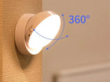 Wireless LED Motion Sensor Night Light - USB Rechargeable Closet & Cabinet Lamp